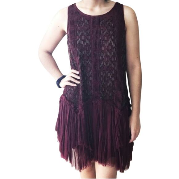 Free People Geo Showroom Beaded Dress - Picture 6 of 10